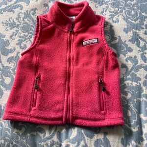 Vineyard Vines Pink Fleece Vest